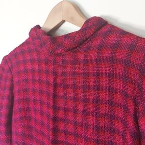 Vintage 60s roll neck sheath dress